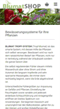 Mobile Screenshot of blumat-shop.de